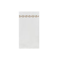 Papersoft Florentine Linen Guest Towels by Vietri, pack of 20, elegant paper napkins with linen-inspired design on white background.
