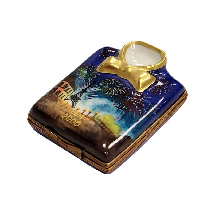 Another view of the Paris Fireworks Limoges trinket box