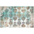 Patina Flourish Re-design with Prima Mulberry Tissue Decoupage Paper - Piglet's Closet