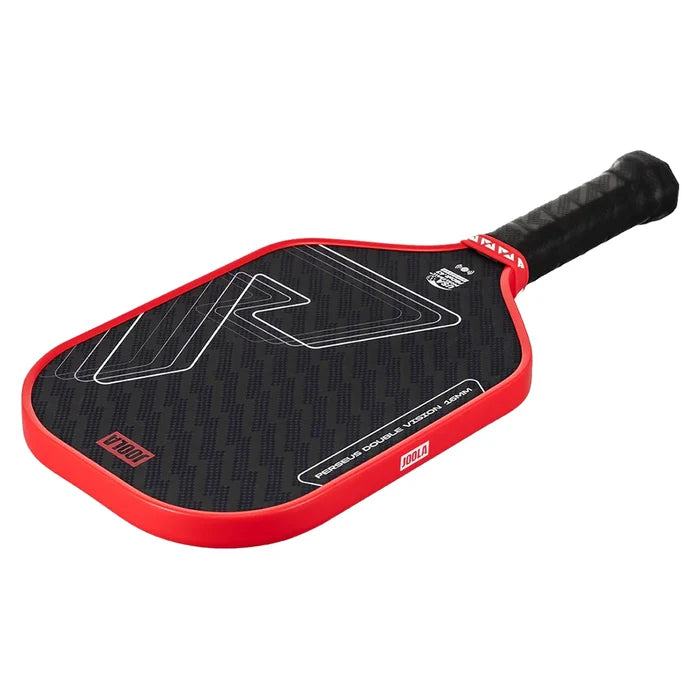 Perseus Double Vision 16mm Pickleball Paddle Orange Red