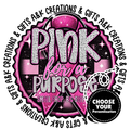 Pink For a Purpose Branded Logo - PNG