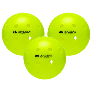 Power 3 Pack Pickleball Balls Neon