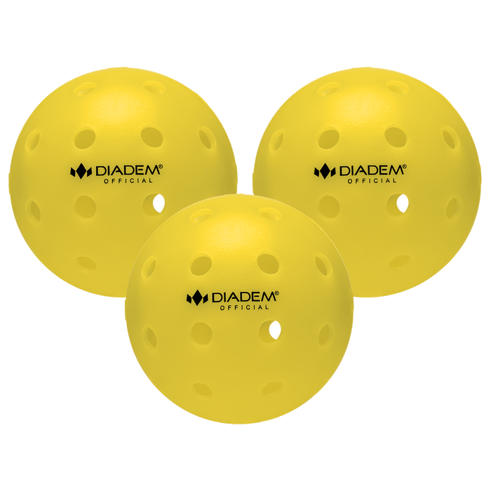 Power 3 Pack Pickleball Balls Yellow
