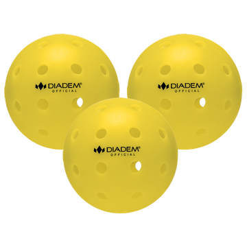 Power 3 Pack Pickleball Balls Yellow
