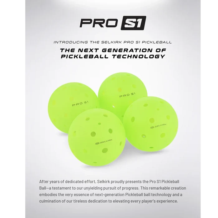 Pro S1 Pickleballs 4-Pack