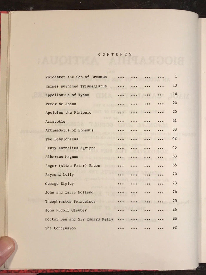 Rare Text Library of Philosophical Research THE MAGUS - 1st, Ltd Ed 1966 MAGICK