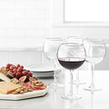 Red Wine Balloon Wine Glasses - 20-Ounce, Set of 4 - EK CHIC HOME