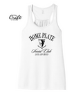 Renegades Home Plate Social Club Flowy Racerback Tank - White