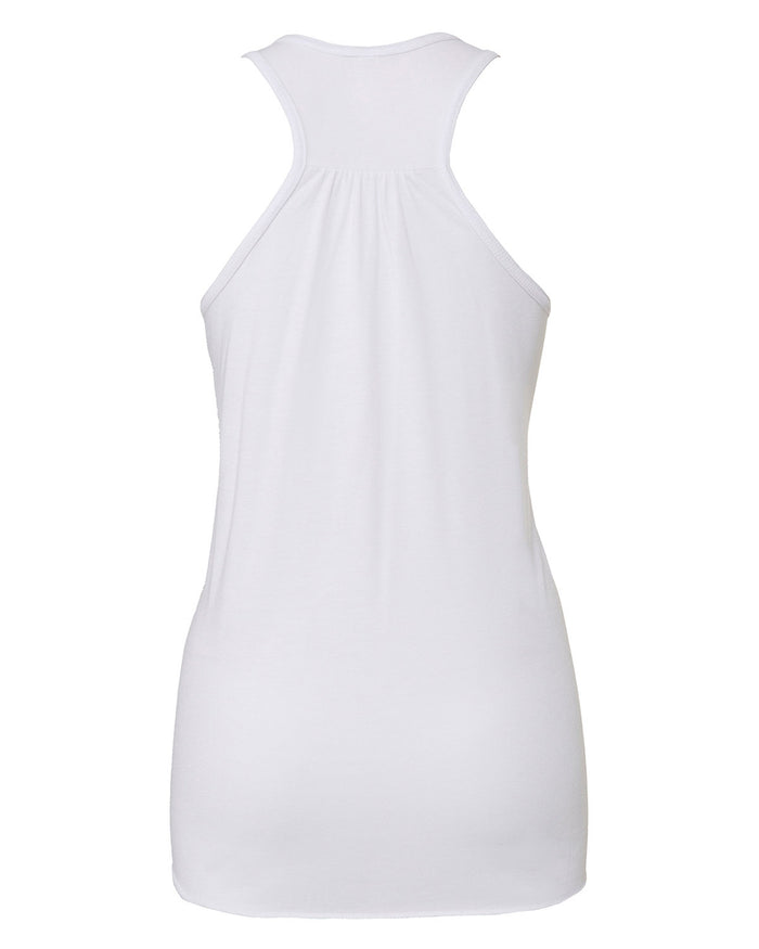Renegades Home Plate Social Club Flowy Racerback Tank - White