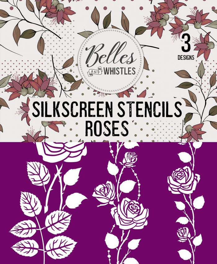 Roses Silk Screen Stencil Set - Belles and Whistles by Dixie Belle - Piglet's Closet