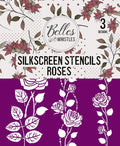 Roses Silk Screen Stencil Set - Belles and Whistles by Dixie Belle - Piglet's Closet