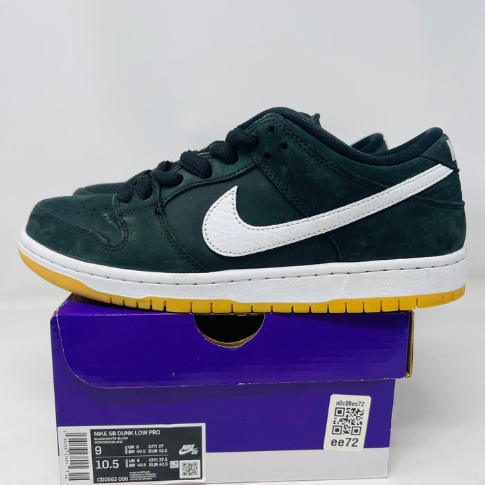Nike SB Dunk Low Pro Black Gum
