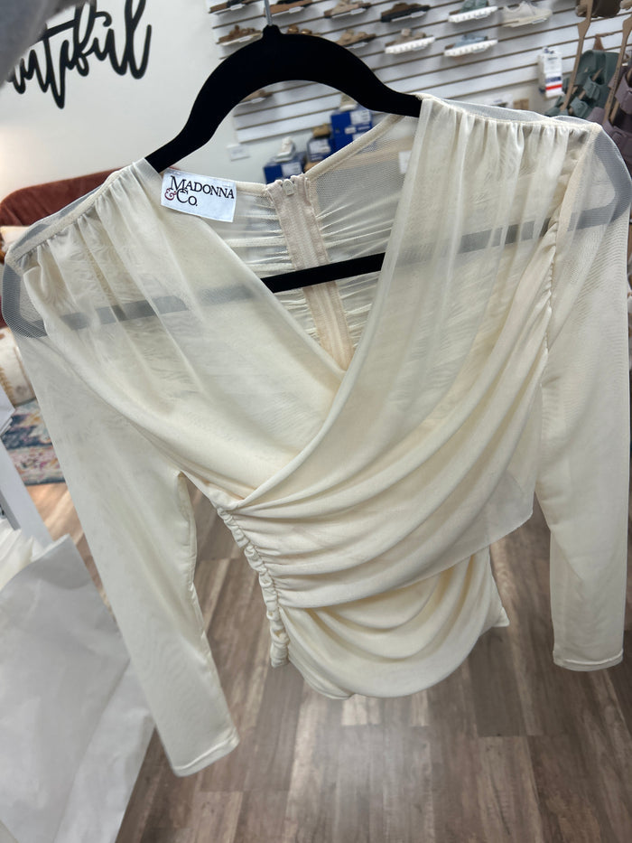 Semi-Sheer Luxe Top