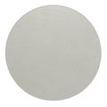 The Kim Seybert Shagreen Placemat Elephant Grey Set of 4 features plain, round placemats with a light textured finish, shown from above on a white background.
