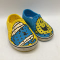 Size 6: Native Little Miss Mister Men Yellow/Blue Slip-On Shoes