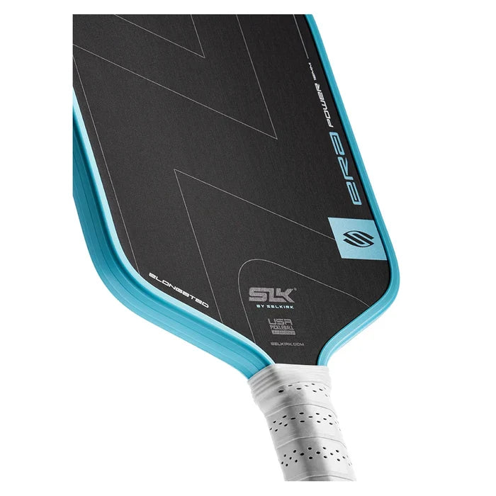 SLK Era Power Elongated Pickleball Paddle Cyan