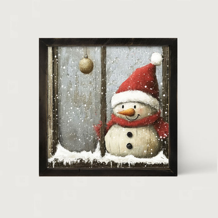 Snowman with Ornaments