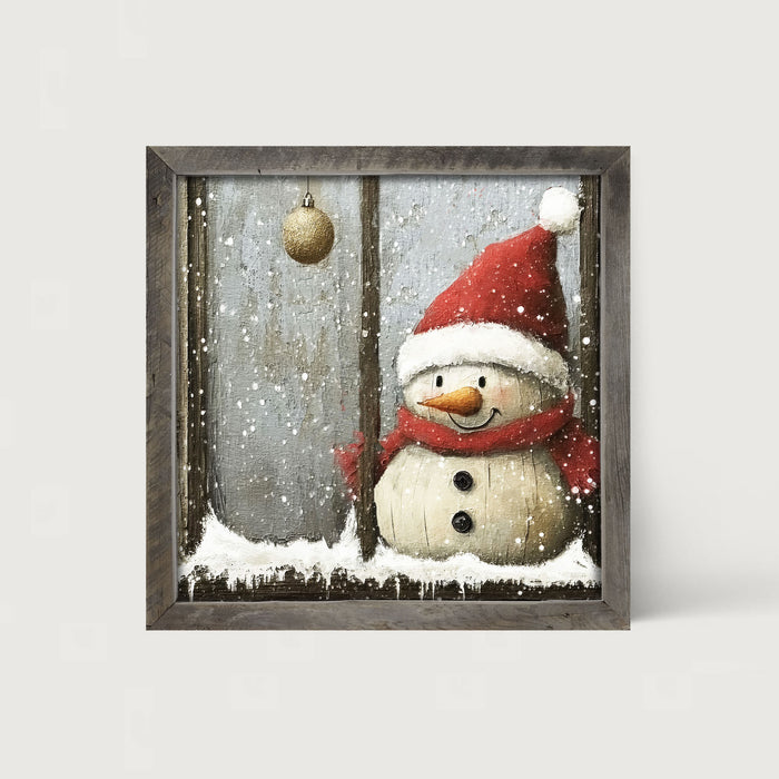 Snowman with Ornaments