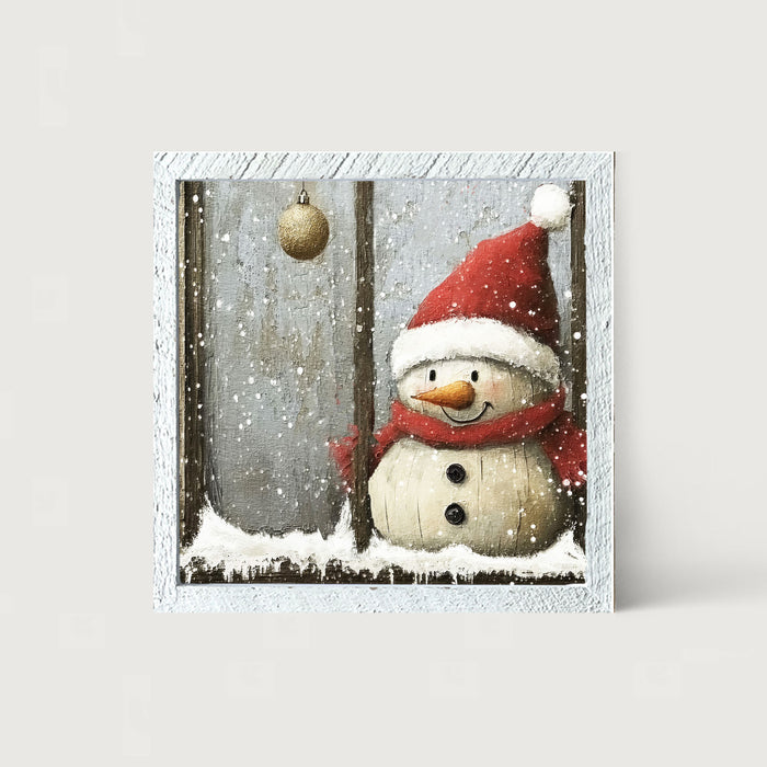 Snowman with Ornaments