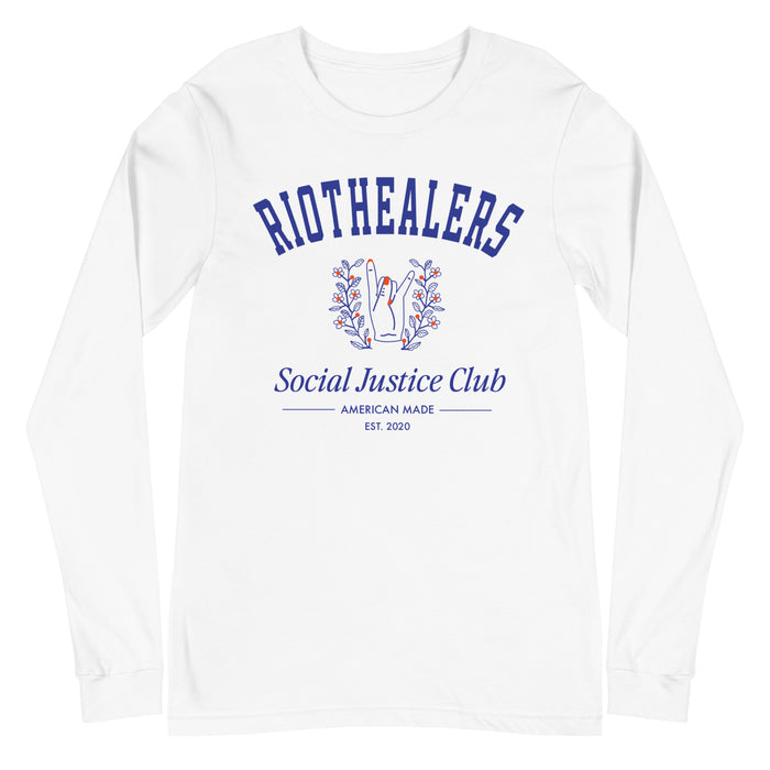 Social Justice Club Long Sleeve - College Blue