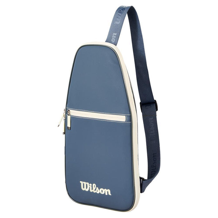 Soft Full Cover Pickleball Bag Blue and Cream