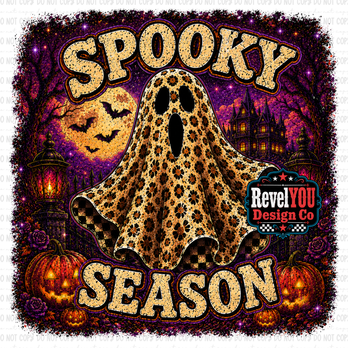 Spooky Season Leopard Ghost - EXCLUSIVE - LIMITED to 3  BUYERs*WILL NOT RESTOCK