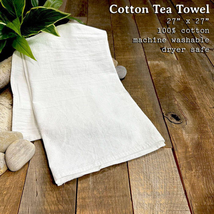 State with Trees - Custom Cotton Tea Towel