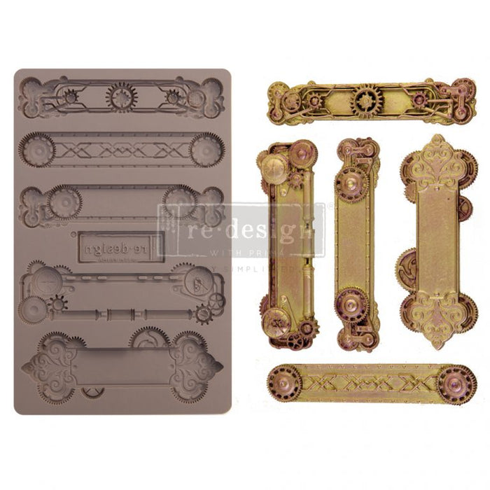 Steampunk Plates Silicone Mould - Redesign with Prima - Piglet's Closet
