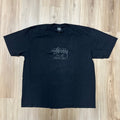 Stussy Laguna USA Tee Pigment Dyed Black