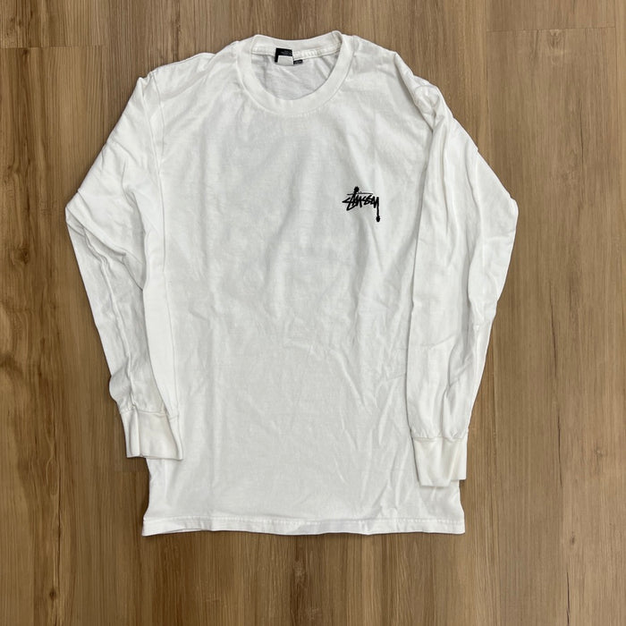 Stüssy Rat Patrol long-sleeve t-shirt White