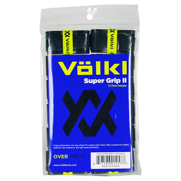 Super Grip II Overgrip 12 Pack Black