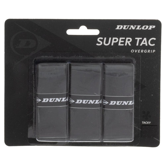 Super Tac Overgrip 3 Pack Black