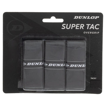 Super Tac Overgrip 3 Pack Black