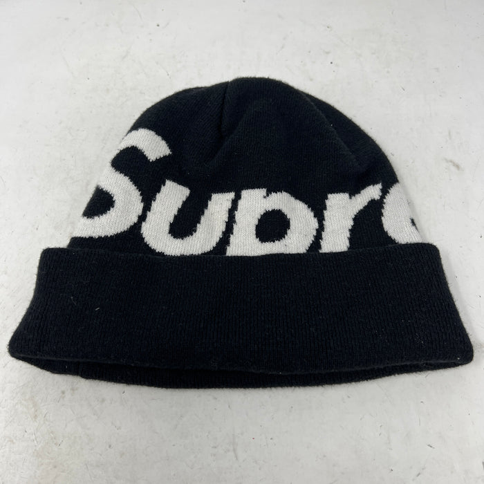 Supreme Big Logo Beanie (FW25) Black