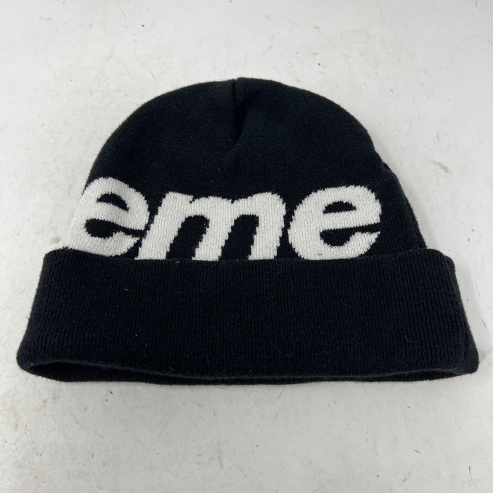 Supreme Big Logo Beanie (FW25) Black