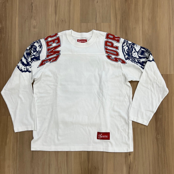 Supreme Mascot L/S Football Top White