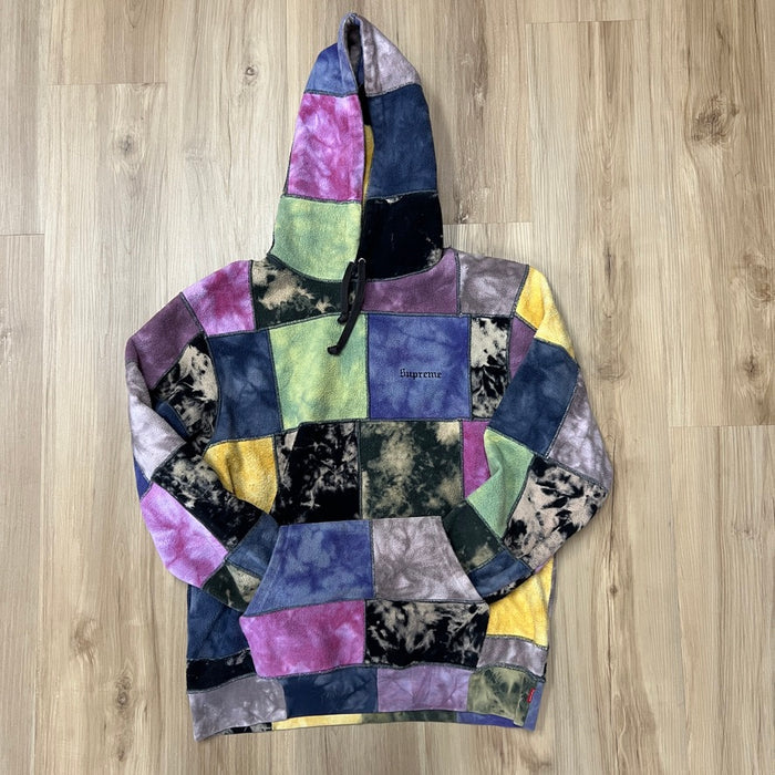 Supreme Patchwork Tie Dye Hooded Sweatshirt 'Tie Dye'