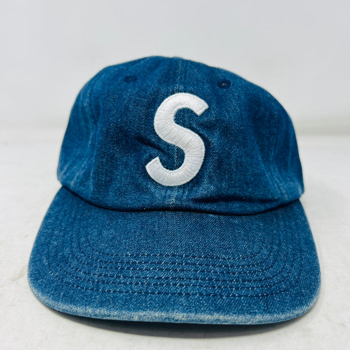 Supreme Pigment S Logo 6-Panel Denim
