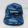 Supreme Tiger Camo Reflective Camp Cap Blue