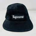 Supreme Velvet Camp Cap Black