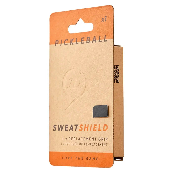 Sweat Shield Pickleball Replacement Grip 1 Pack Black