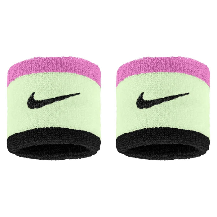 Swoosh Classic Wristbands 2 Pack, Nike, 322 Mint Foam/Total Orange, Pickleball Express, N1012405-F26-322-MINT-FOAM-TOTAL-ORANGE-1