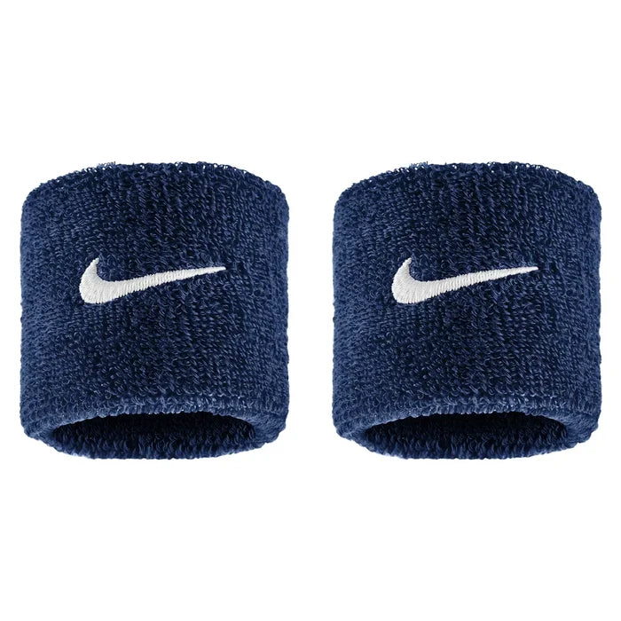 Swoosh Classic Wristbands 2 Pack, Nike, 463 College Navy/White, Tennis Express, N1012405-BF26-463-COLLEGE-NAVY-WHITE-1