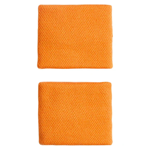 Tennis Wristbands S Pure Orange and White