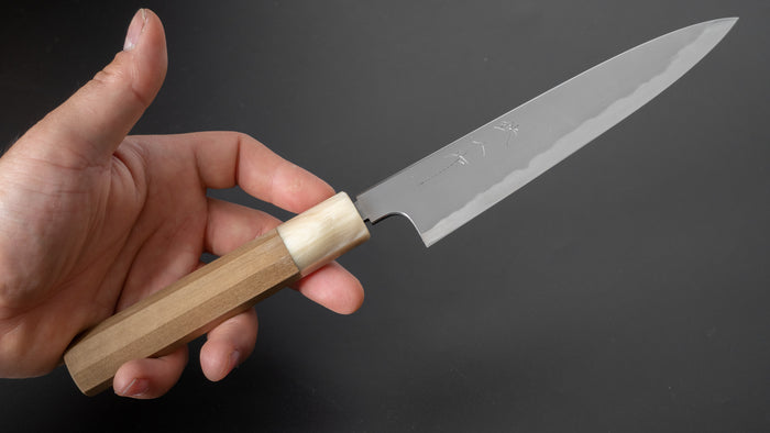 Tetsujin Blue #2 Kasumi Petty 165mm Ho Wood Handle - HITOHIRA