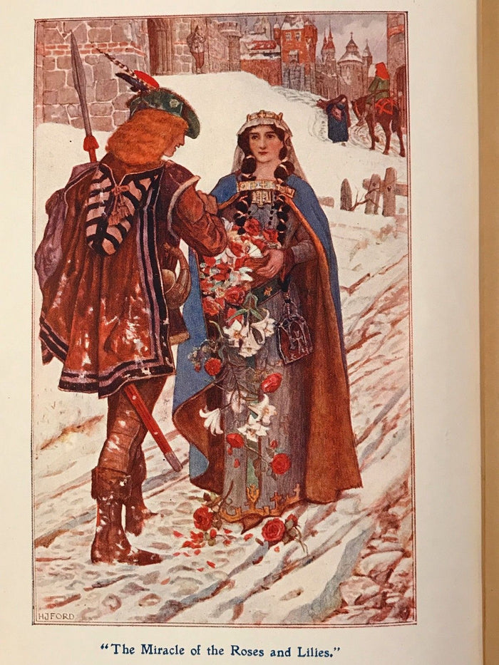 THE BOOK OF SAINTS & HEROES - Mrs. Lang, H.J. Ford Illustrations - 1st Ed, 1912