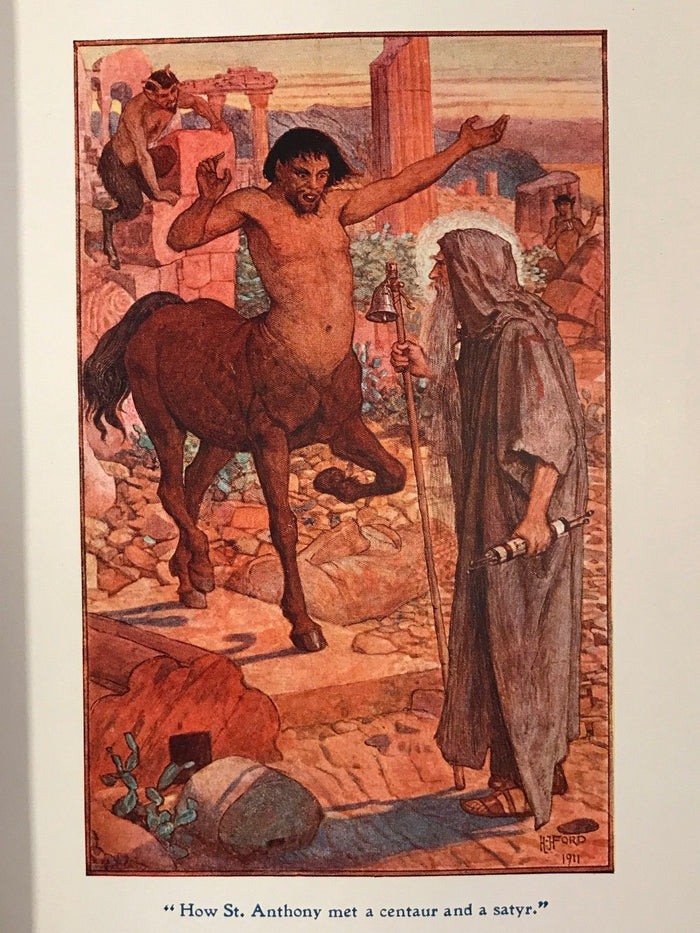 THE BOOK OF SAINTS & HEROES - Mrs. Lang, H.J. Ford Illustrations - 1st Ed, 1912