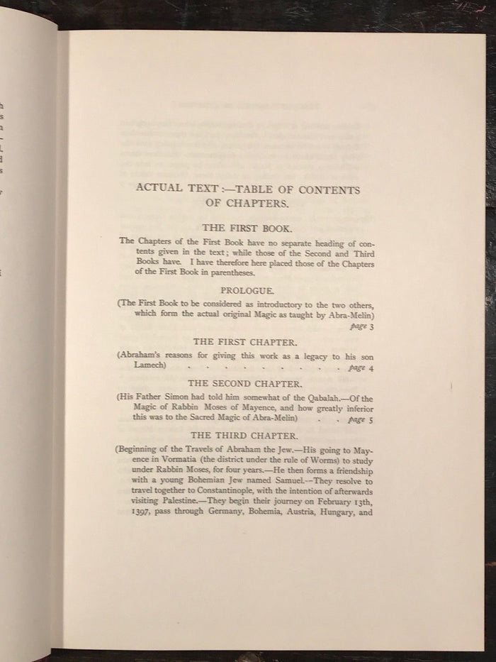 THE BOOK OF THE SACRED MAGIC OF ABRA=MELIN THE MAGE - L.W. de LAURENCE, 1948