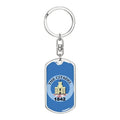 The Citadel, 1842, Custom Engravable Key Ring