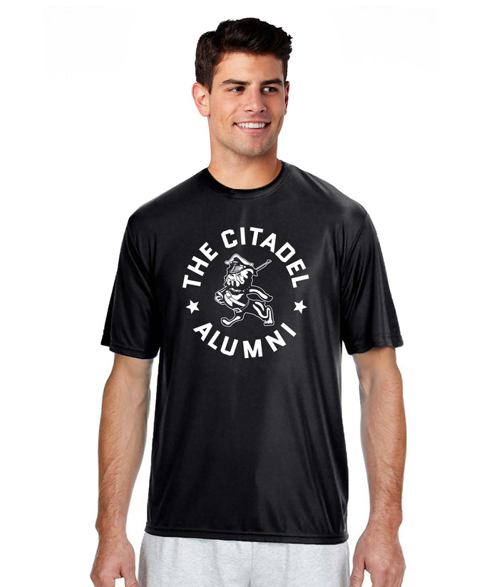 The Citadel Alumni Marching Bulldog Performance Tee-Black